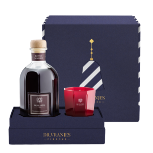 Rosso Nobile 250 ml и свеча 80 g - рождественский набор
