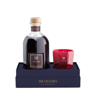 Rosso Nobile 250 ml и свеча 80 g - рождественский набор